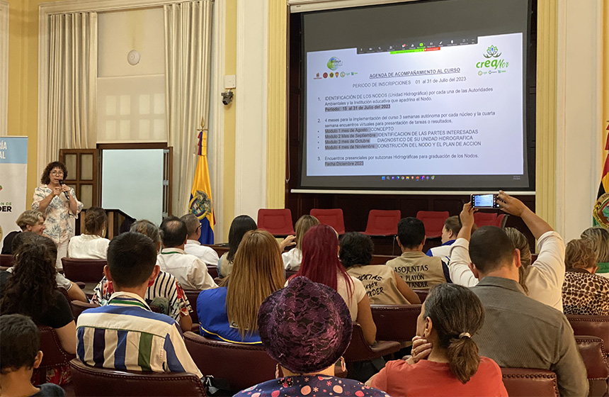 Exitoso lanzamiento del curso virtual de Gobernanza del Agua para el  Gran Santander