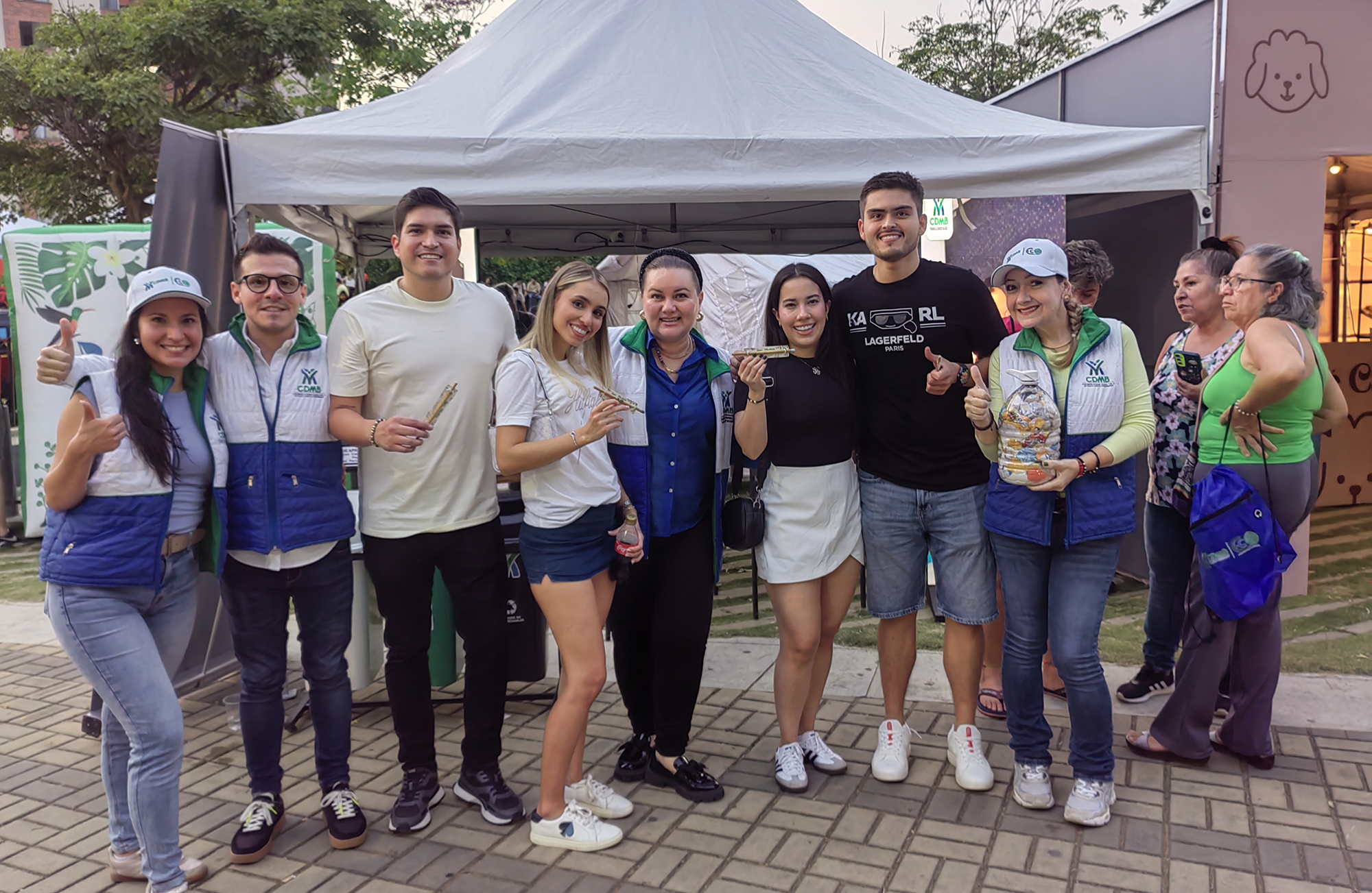 CDMB lidera estrategia de educación ambiental en eventos masivos para promover prácticas sostenibles